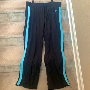 Nike Size Large (12-14) blue pinstripe joggers